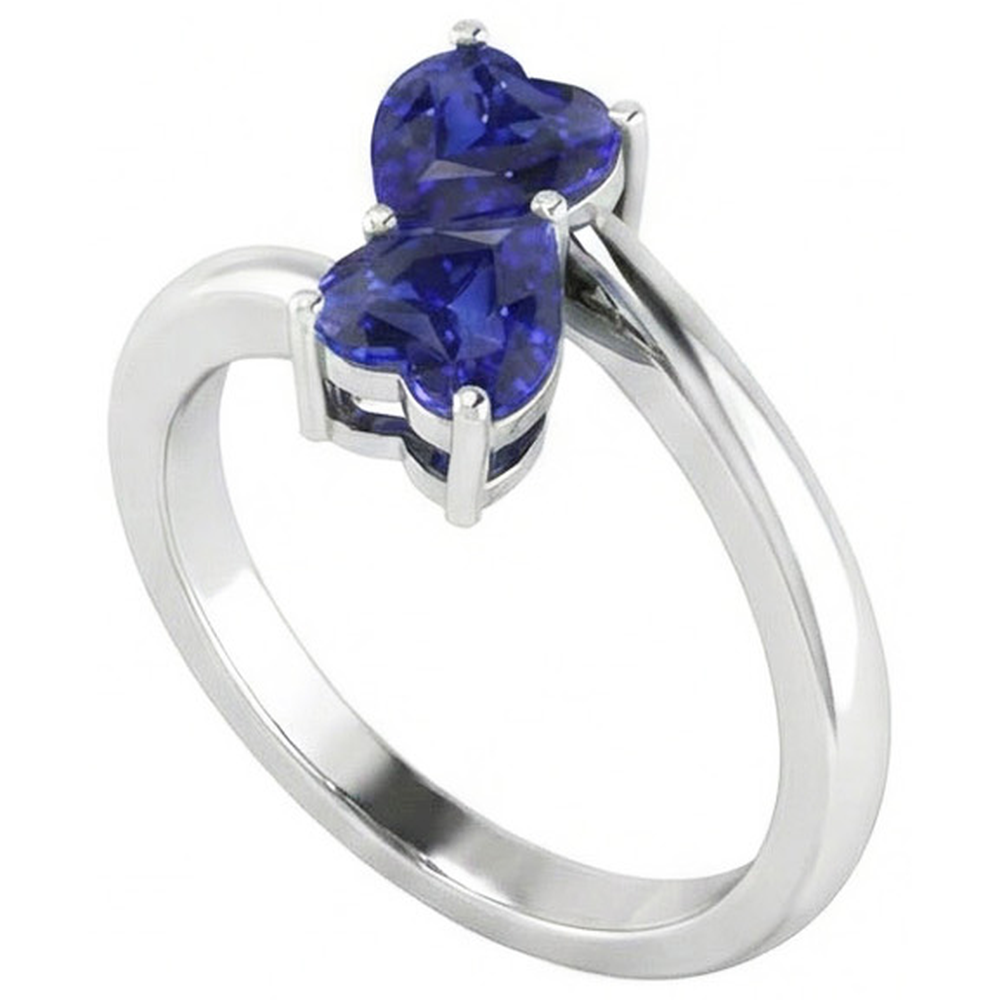 vero heart diamante 1.50carati anello dettaglio ravvicinato