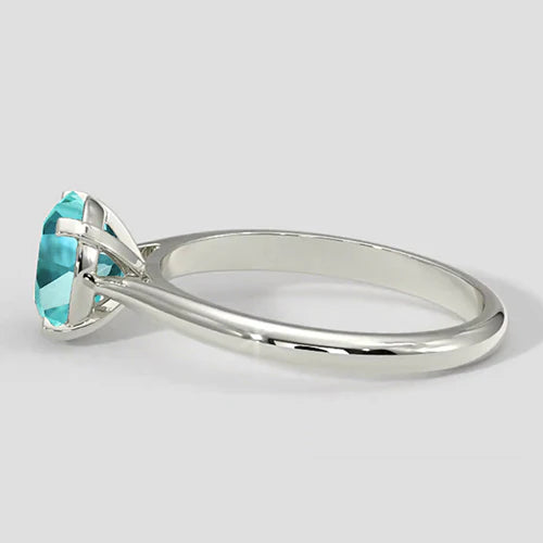 Tormalina Paraiba rotonda autentica da 1 carato