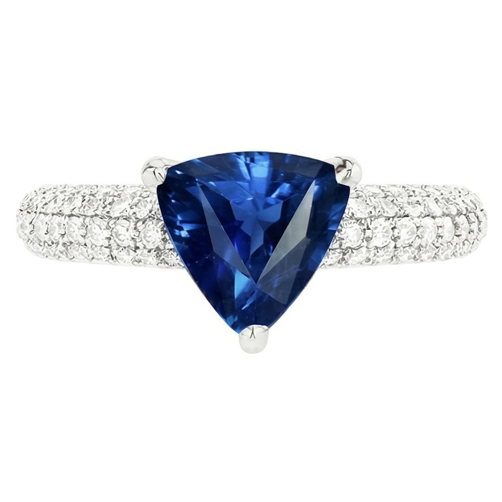 vero diamante 3carati anello angolo laterale