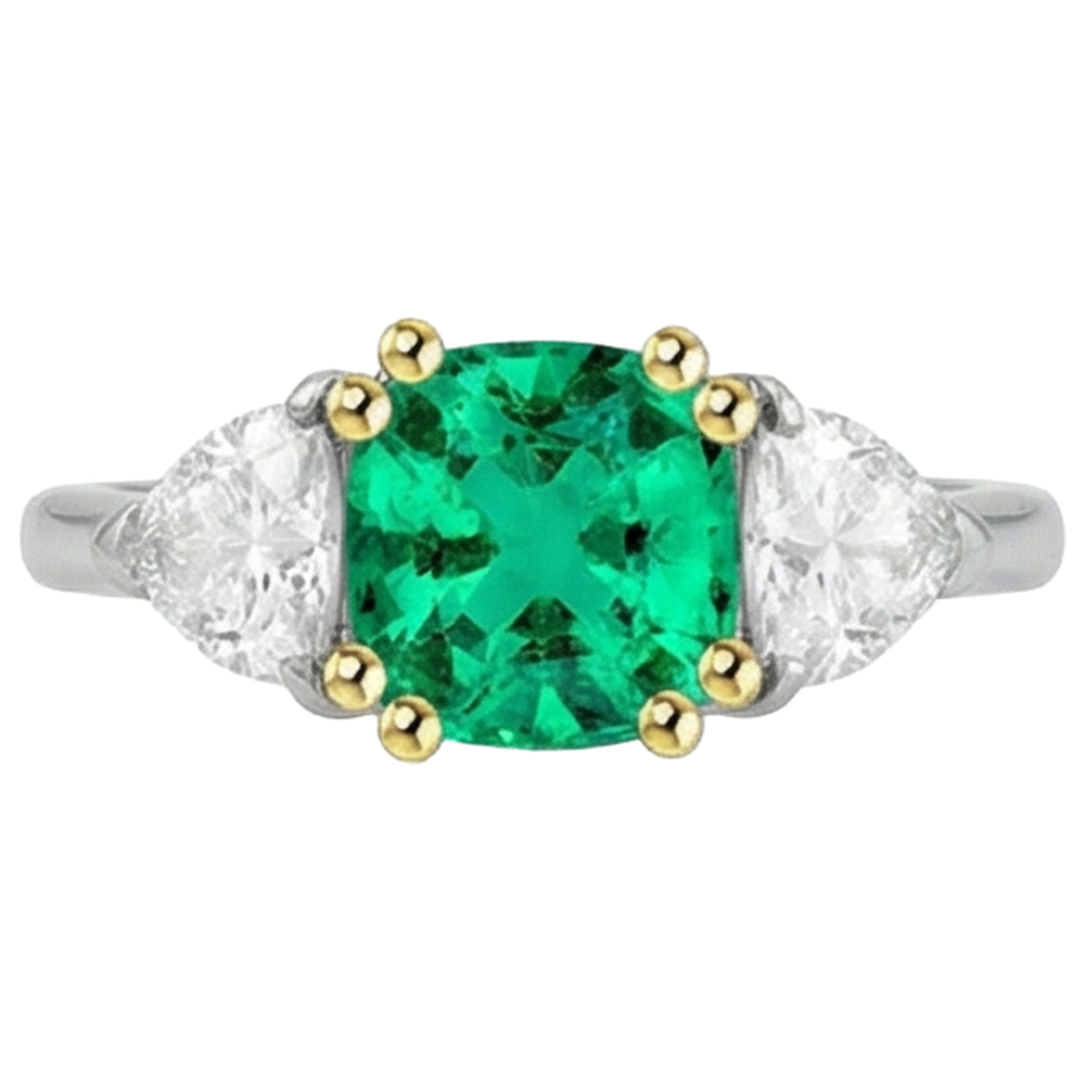 Fine Anello con Pietra Preziosa 1 carati – vista angolare
