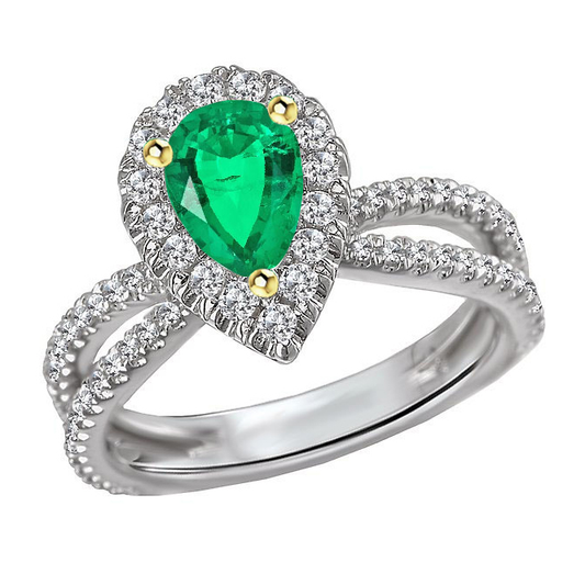 Elegante Anello con Gemma 2 carati – vista principale