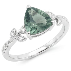 VVS Green Prasiolite Anello con Gemma 2,0 carati – Oro 14 Carati