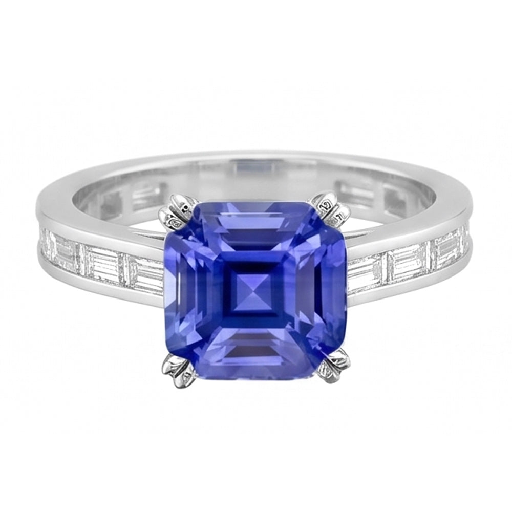 Vivido Anello Zaffiro Blu Reale