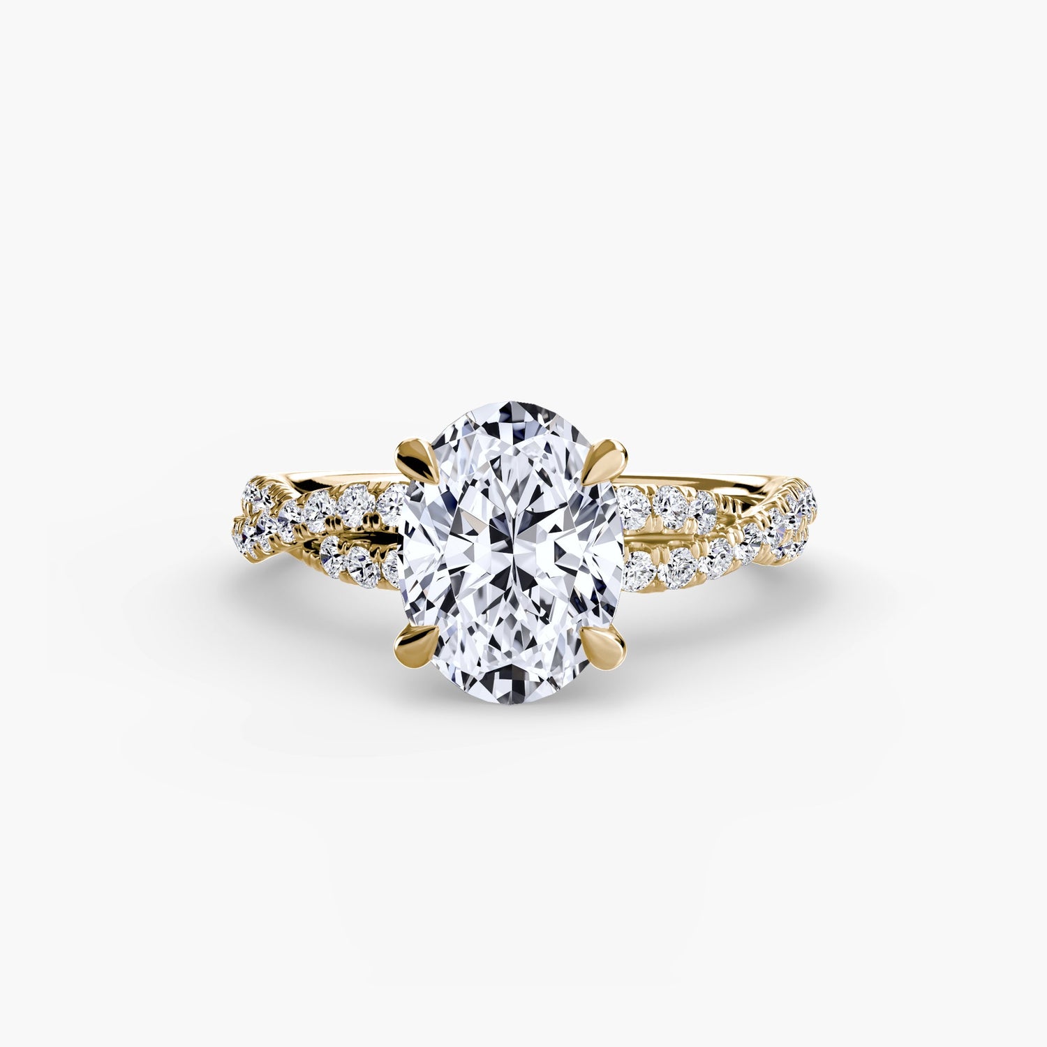 Pietra Preziosa Setting -carati Gold – vista profilo