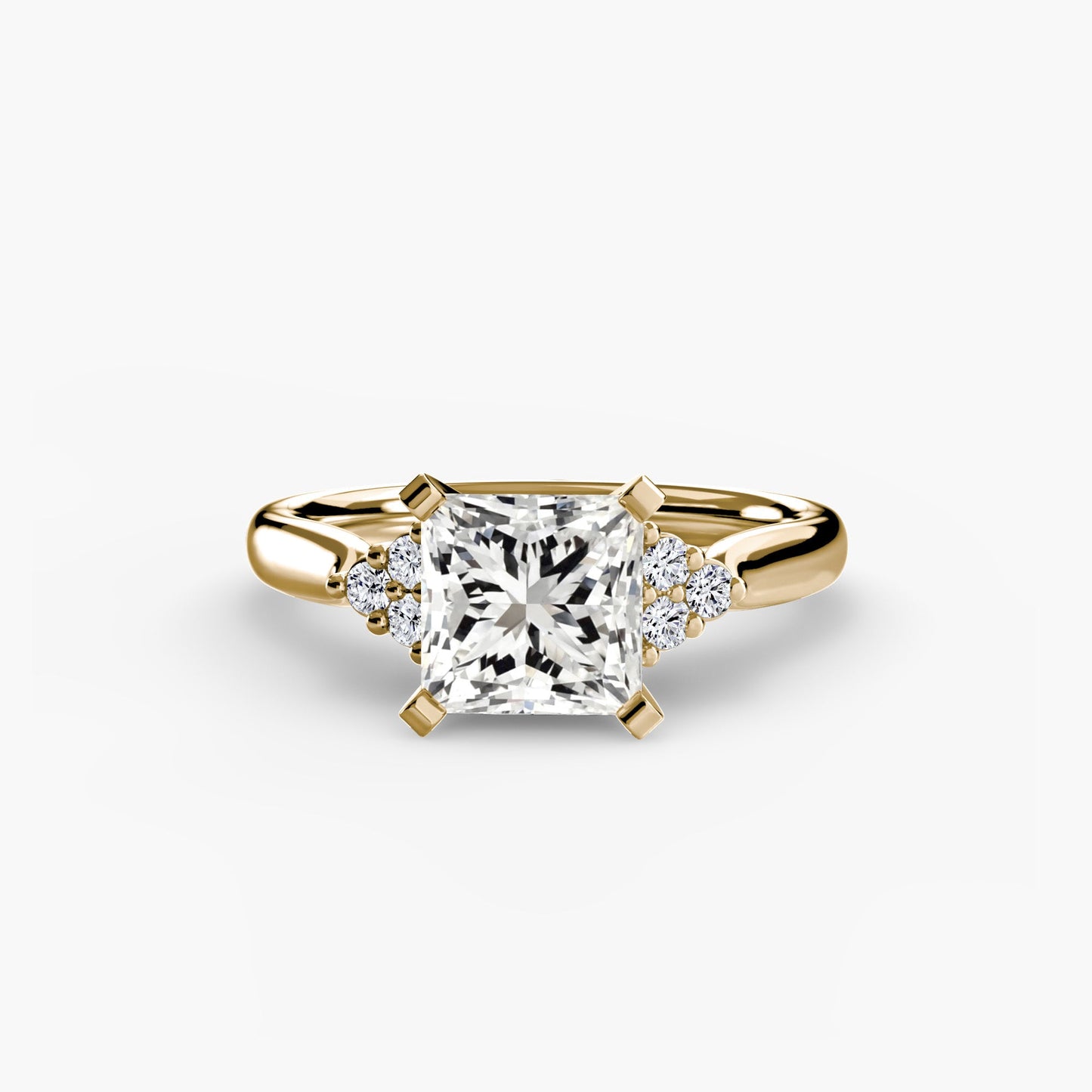 Gemma Setting -carati Gold – vista laterale