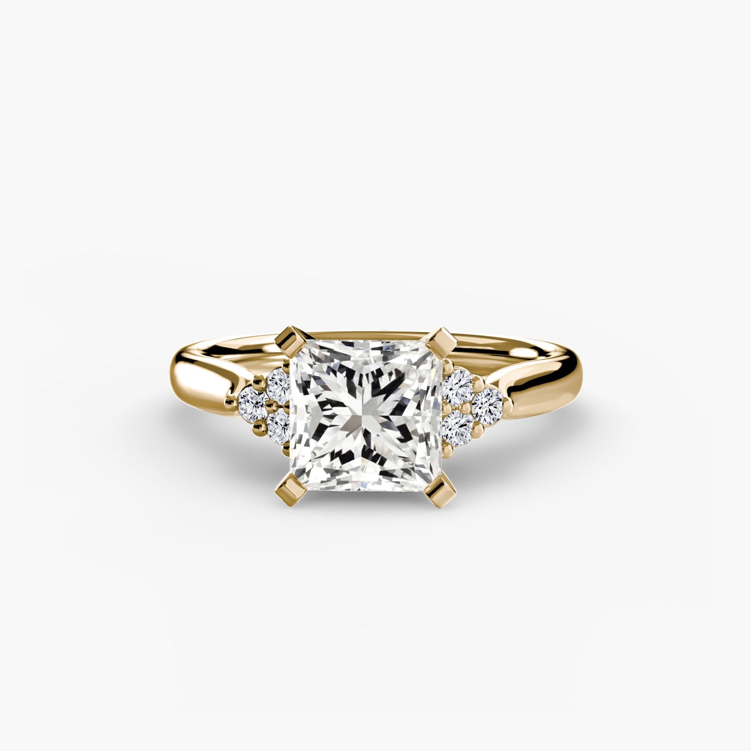 Gemma Setting -carati Gold – vista laterale