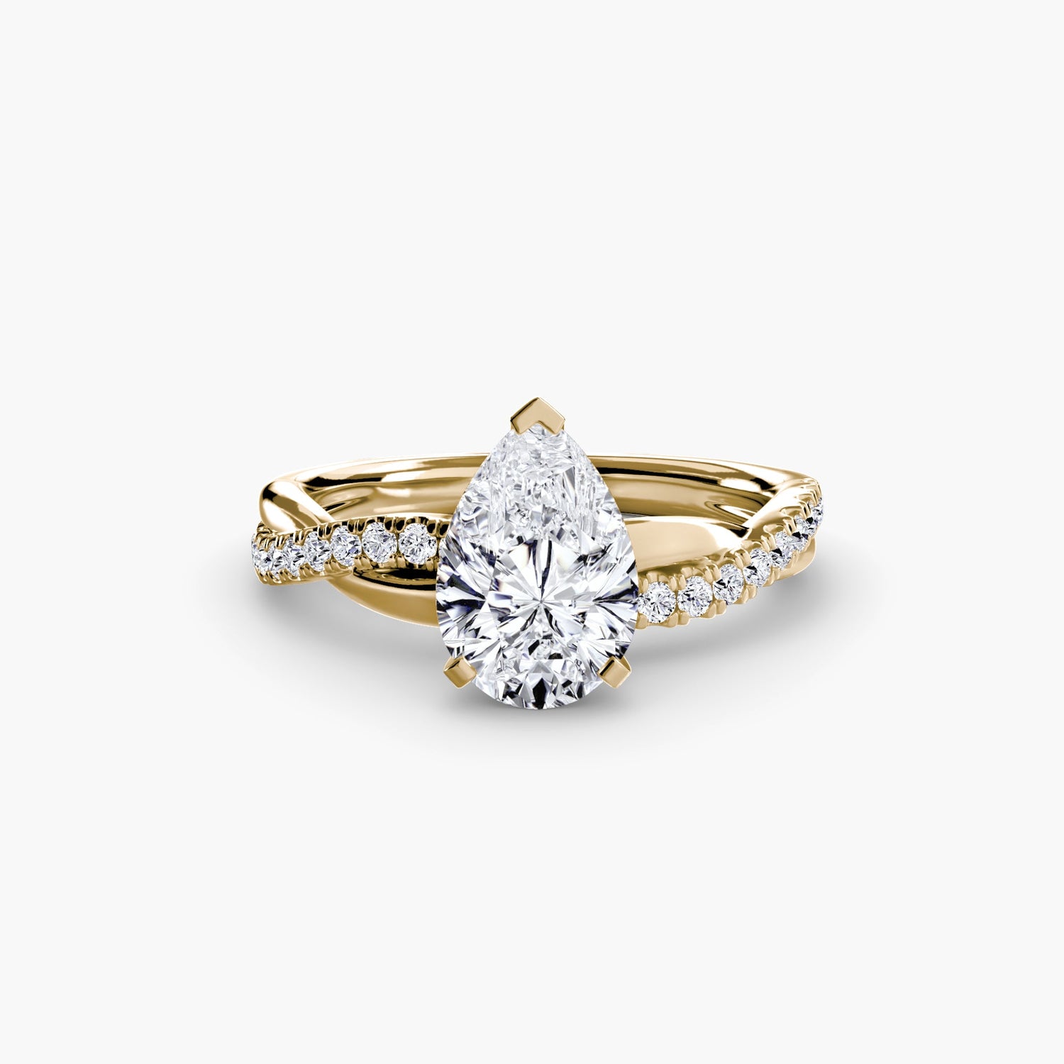 Smeraldo Fine Setting -carati Gold – vista angolare