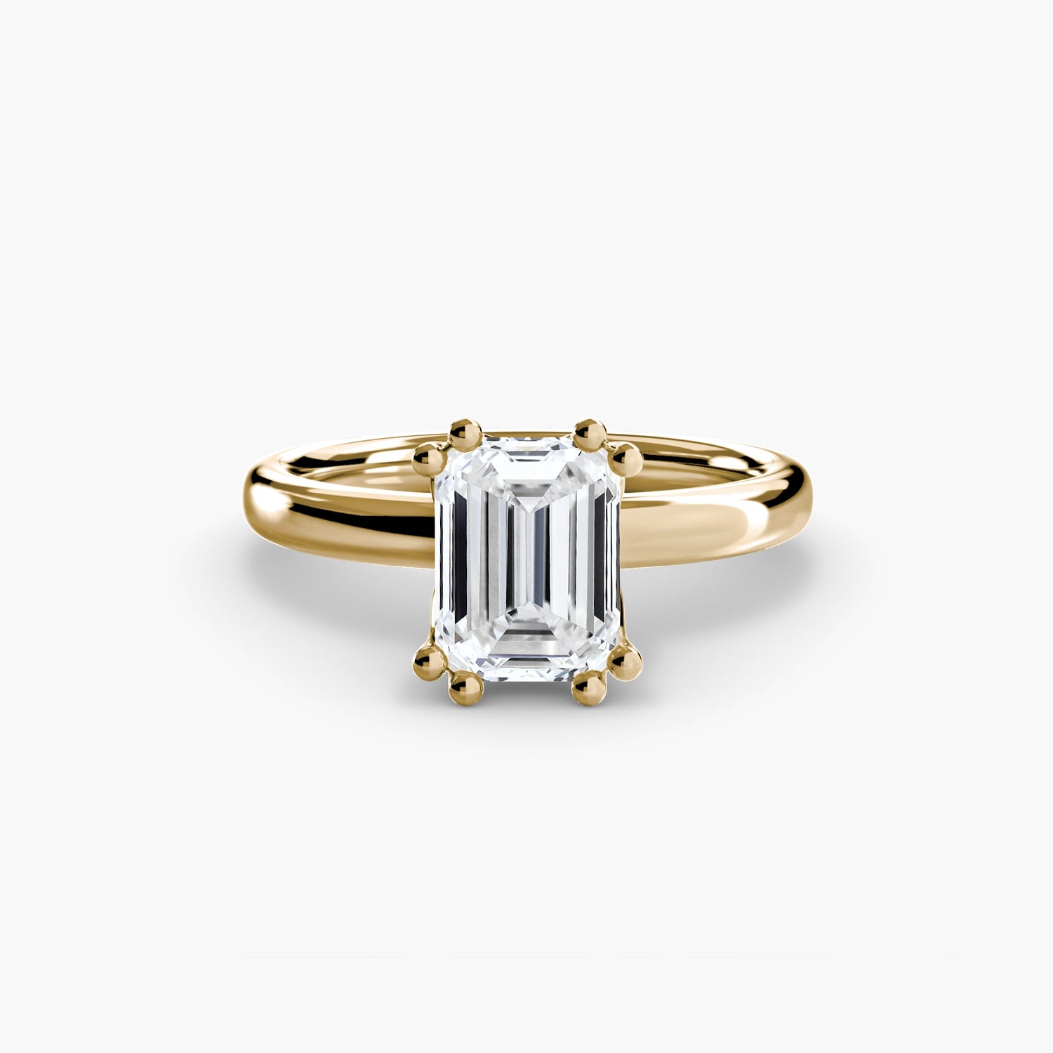 Gemma Setting -carati Gold – vista posteriore