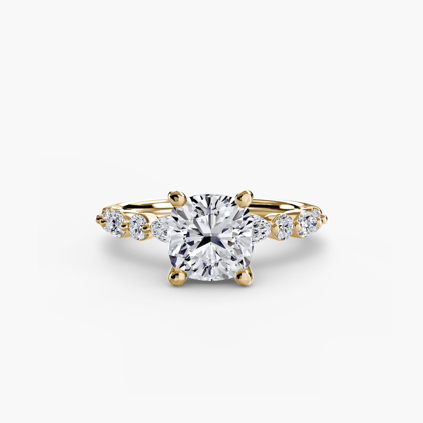 Setting Gold con Diamante Fine – vista angolare