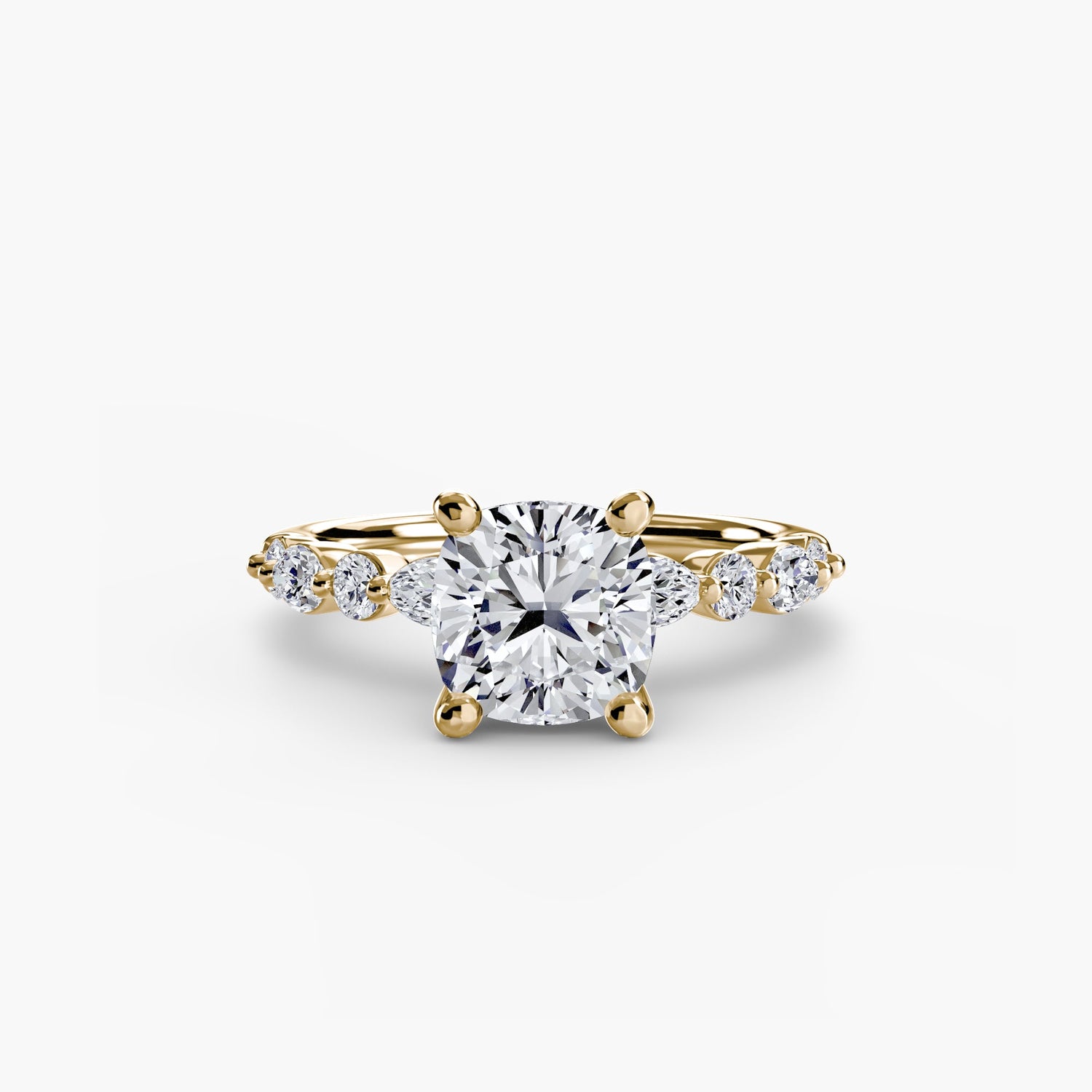 Setting Gold con Diamante Fine – vista angolare