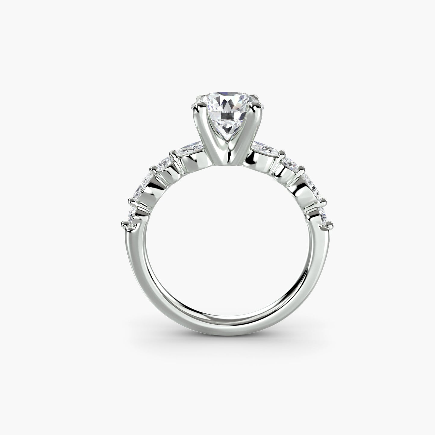Luminoso Diamante Fine Setting 0,35 carati – vista frontale