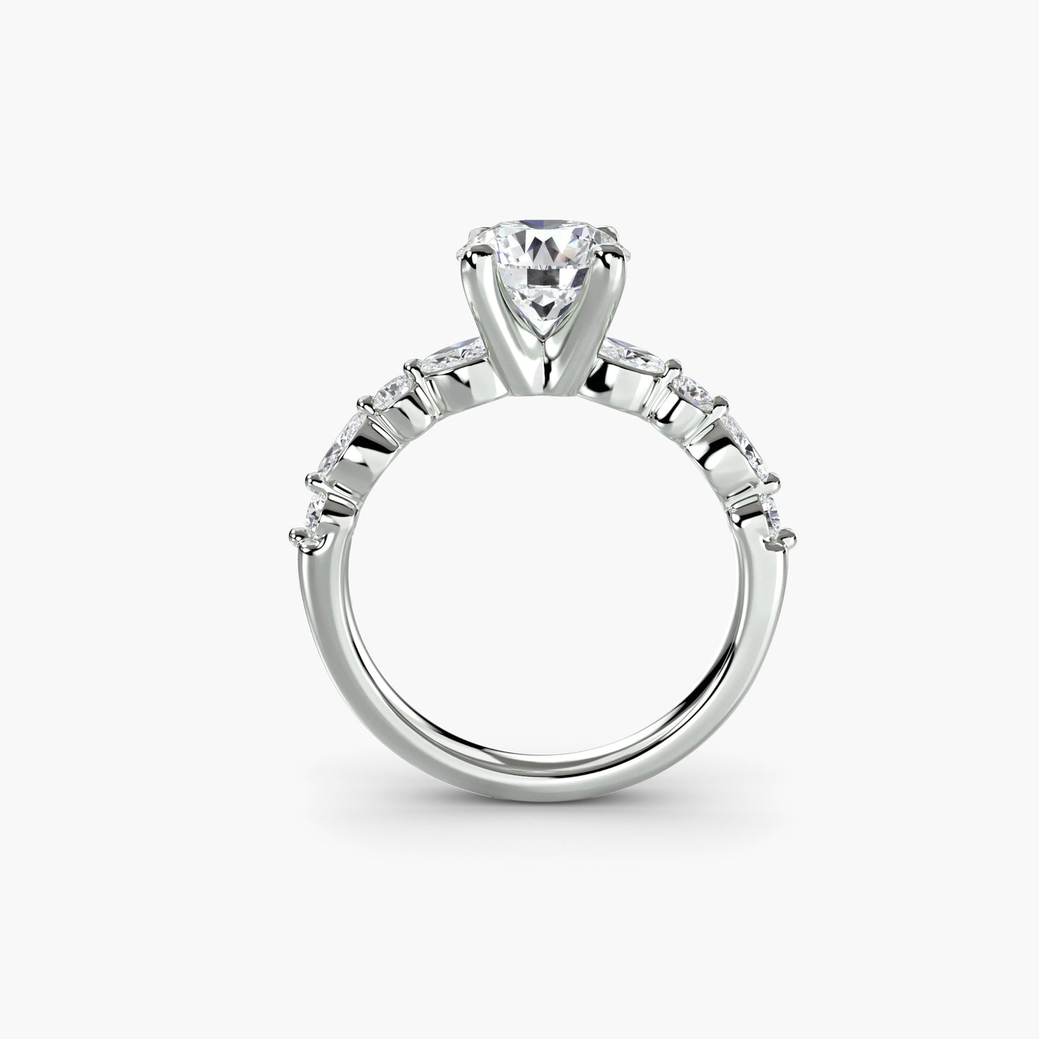 Luminoso Diamante Fine Setting 0,35 carati – vista frontale