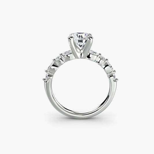 Luminoso Diamante Fine Setting 0,35 carati – vista frontale