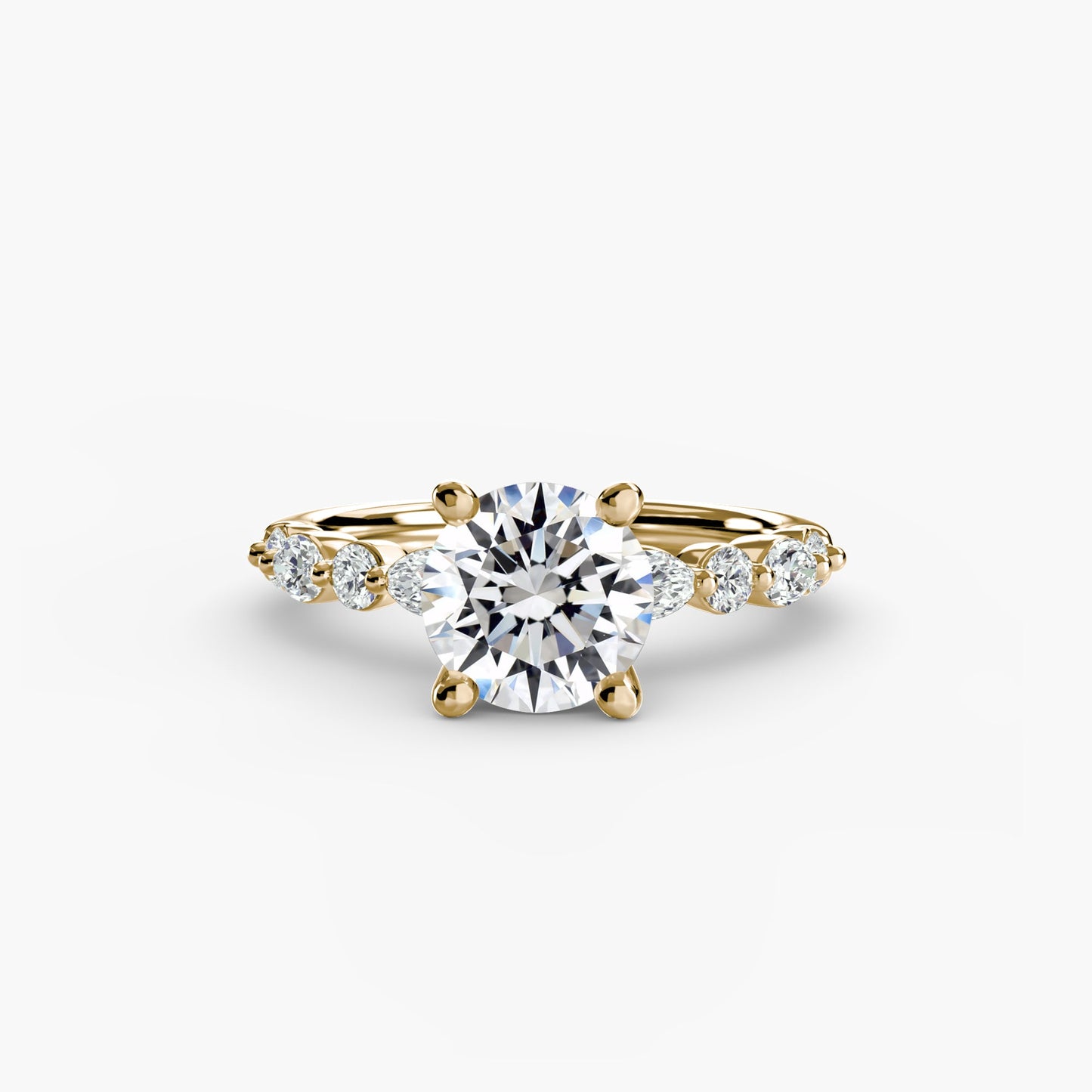 Diamante Fine Setting 0,35-carati Gold – vista frontale
