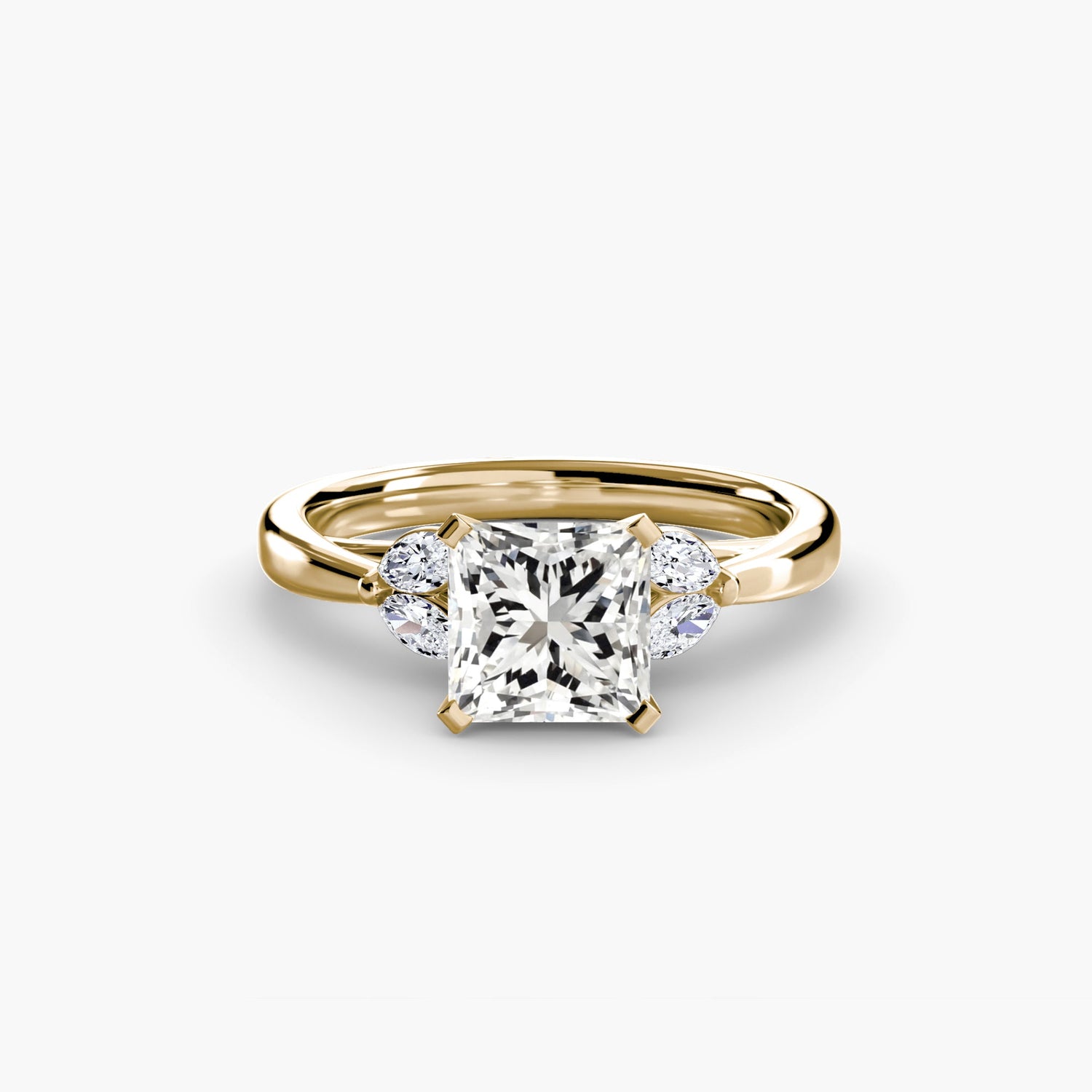 Gemma Setting carati Gold – vista laterale