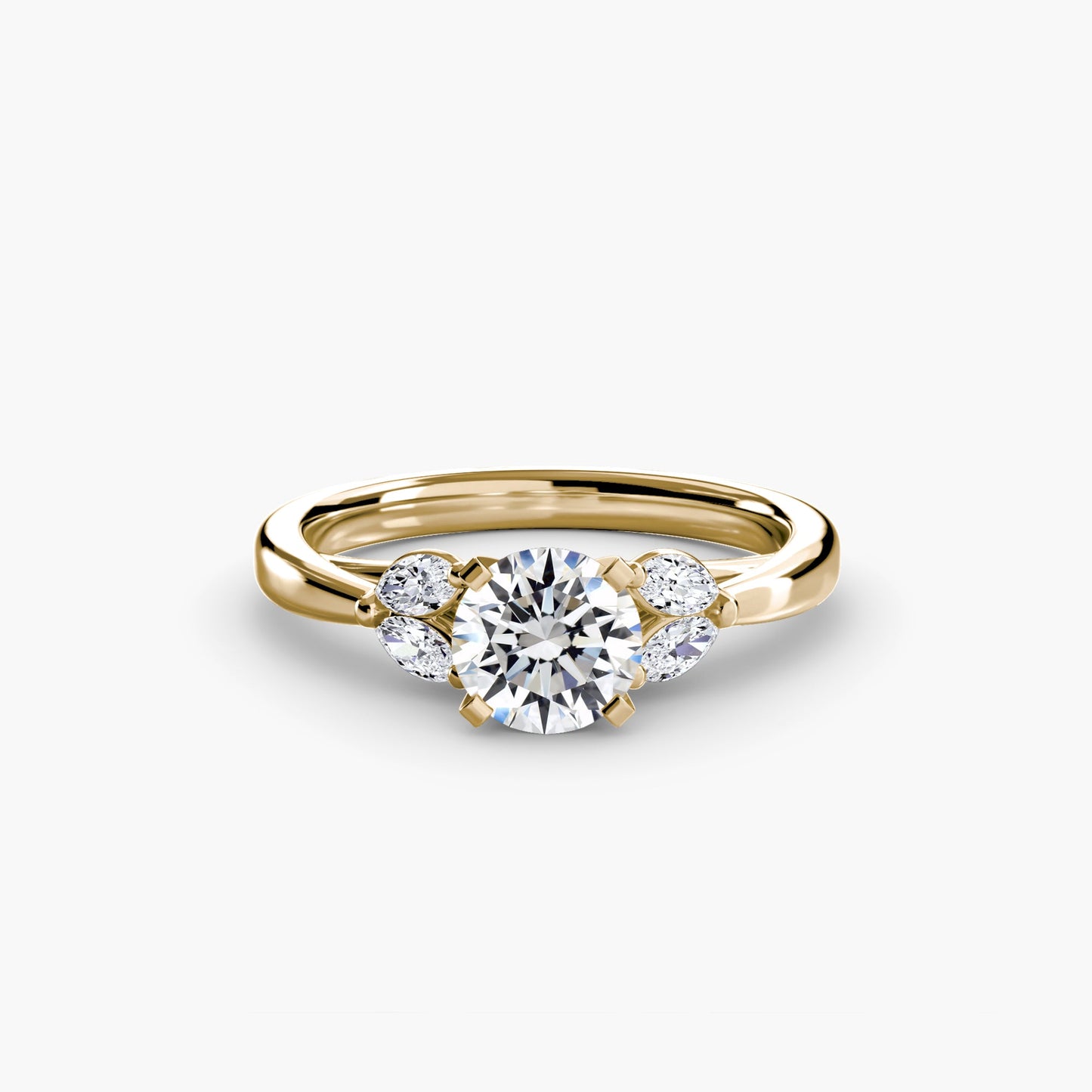 Gemma Setting -carati Gold – vista frontale
