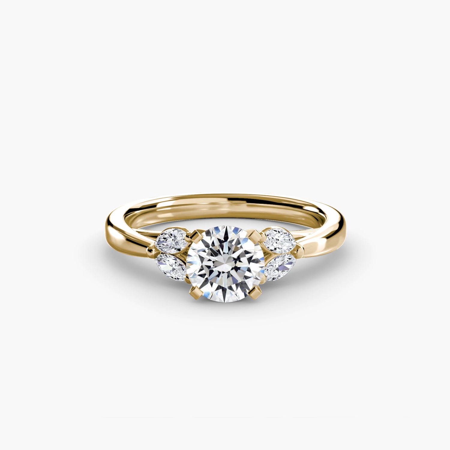 Gemma Setting -carati Gold – vista frontale