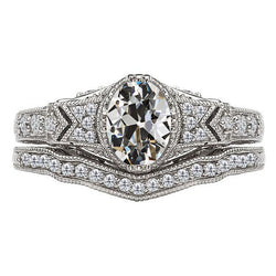Sofisticato Anello di Proposta con Diamante Antico – 3 carati
