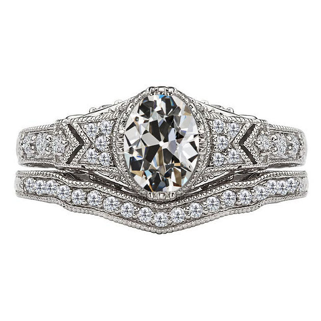 Anello di Proposta Oro Bianco 14K con Diamante – vista principale