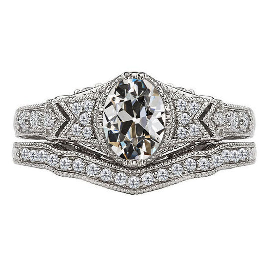 Anello di Proposta Oro Bianco 14K con Diamante – vista principale
