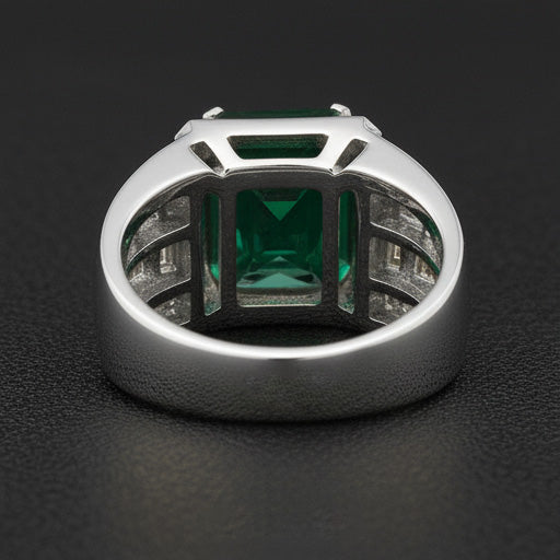 Brillante Anello da Uomo 11,00 carati – vista laterale