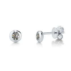 Fatto a mano Orecchini con Diamante Fine Cuscino Antico – 0,50