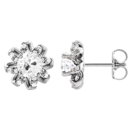 Diamante Orecchini Pendenti – vista frontale