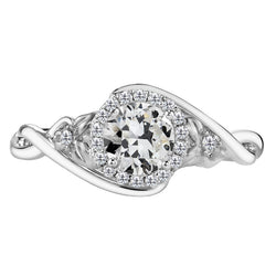 Brillante Anello di Fidanzamento di lusso – 2 carati Oro Bianco