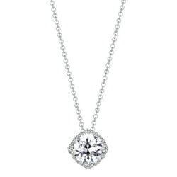 Brillante Pendente di lusso – 1,50 carati Oro Bianco 14K