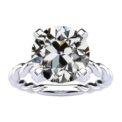 Diamante Fine Gambo Intrecciato Solitario di Fidanzamento – 3