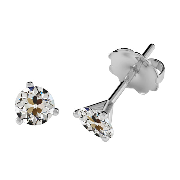 Diamante Fine Orecchini 1,50 carati Oro 14 Carati Bianco – vista principale