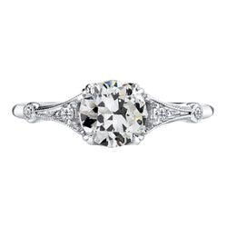 Brillante Anello di Fidanzamento 2 carati F/VS1 – Oro Bianco 14K