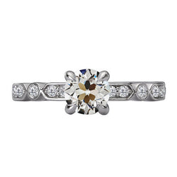 Diamante Anniversary Ring 2 carati F/VS1 – Oro Bianco 14K