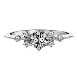 Fine Anello di Proposta con Brillante Anello Anniversario – 2