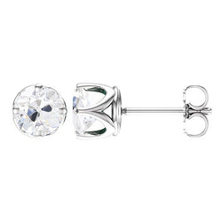 Diamante Orecchini 4 carati G/VS1 – Oro 14 Carati Bianco