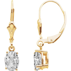 Brillante Diamante Fine Orecchini a Lobo 2 carati – Oro Giallo