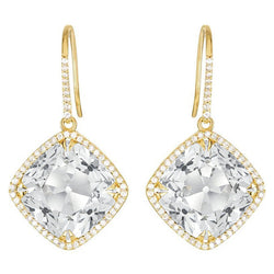 Oro Giallo 14K Diamante Fine Orecchini Pendenti – 11,50-carati