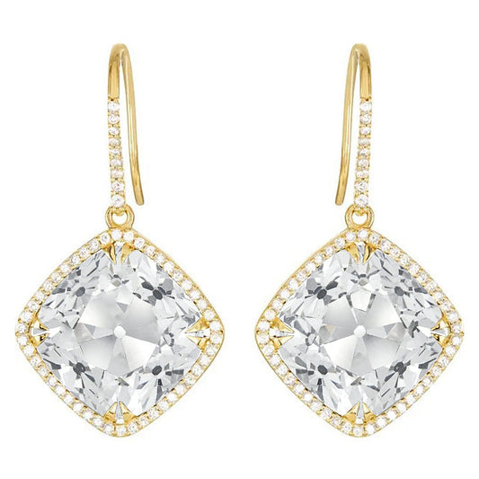 Scintillante Diamante Fine Orecchini Pendenti 11,50 carati – vista principale