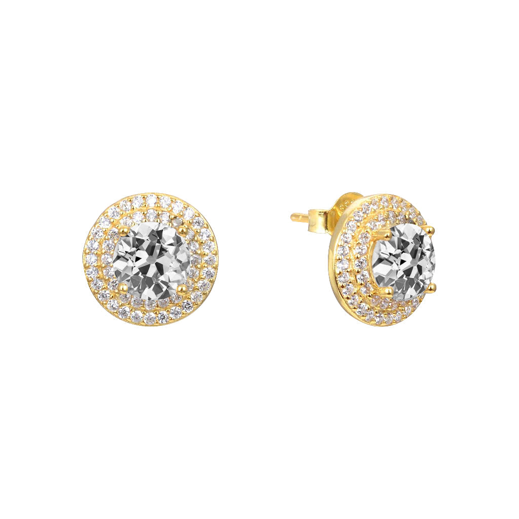 Orecchini Oro Giallo 14K con Brillante – vista principale