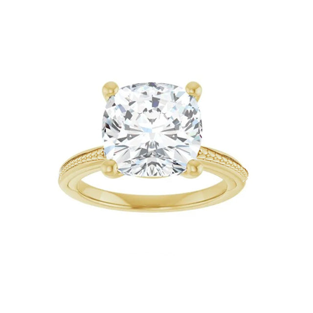 Diamante Anello Solitario – vista frontale