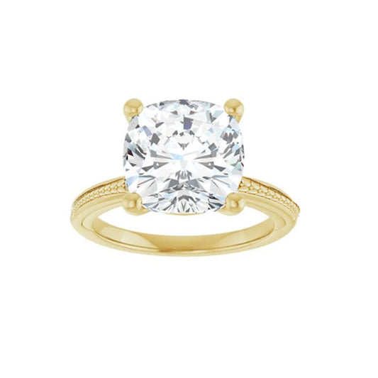 Diamante Anello Solitario – vista frontale