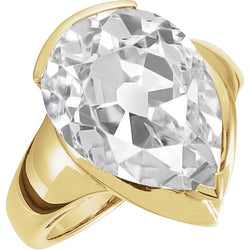 Solitario di Fidanzamento Oro 14 Carati Giallo con Brillante – 5