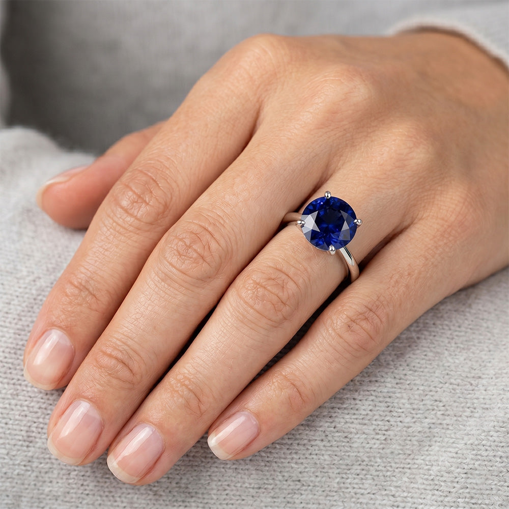 Zaffiro One Stone Ring Design