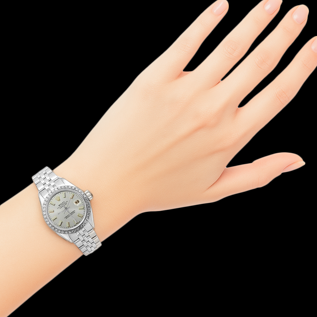 acciaio inossidabile giubileo Bracciale Rolex Orologio da donna Quadrante con lunetta in diamanti