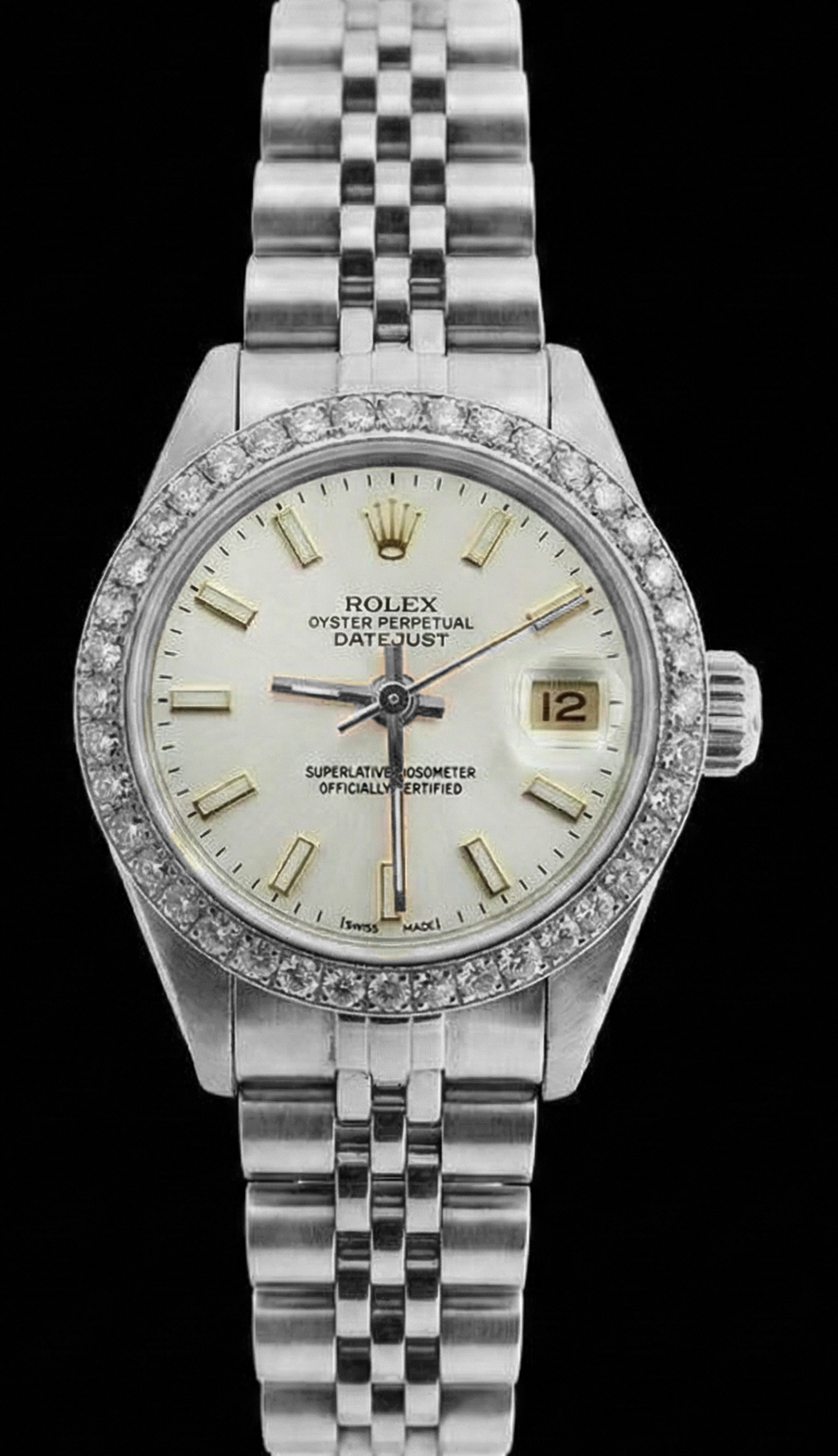 acciaio inossidabile giubileo Bracciale Rolex Orologio da donna Quadrante con lunetta in diamanti