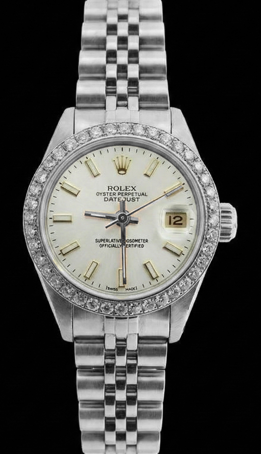 acciaio inossidabile giubileo Bracciale Rolex Orologio da donna Quadrante con lunetta in diamanti