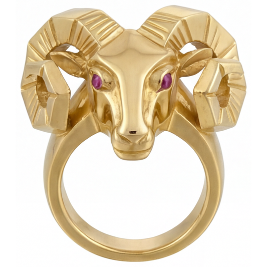 Ametista Viola Taglio Rotondo Anello con Gemma in Oro Giallo 14K – vista principale