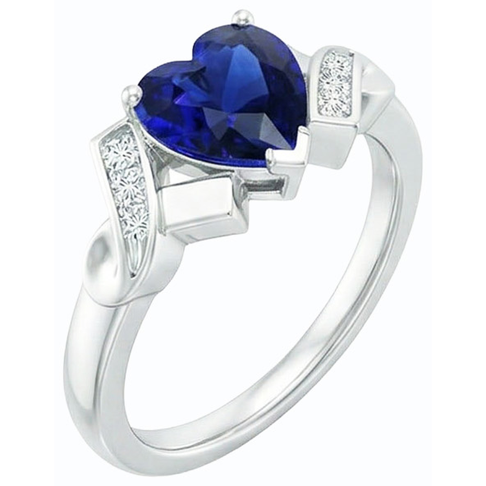 vero round diamante 2carati anello angolo laterale