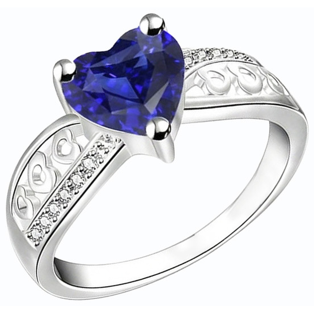 vero round diamante 2carati anello vista frontale