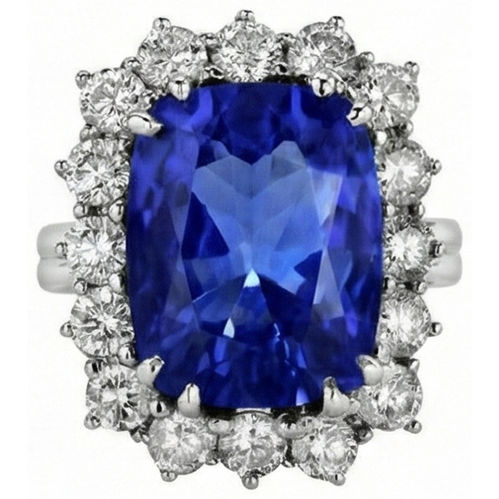 vero round diamante 3.75carati anello angolo laterale